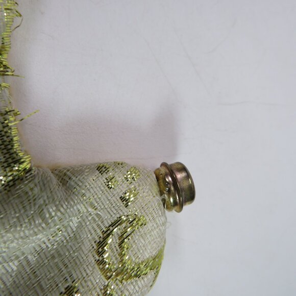 Brocade and Tapestry Stocking burgundy & gold one sided Christmas Victorian - Picture 4 of 7